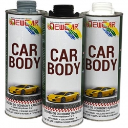 NewCar Środek ochrony karoserii + masa natryskowa 2 w 1 1kg. czarny Car Body-516