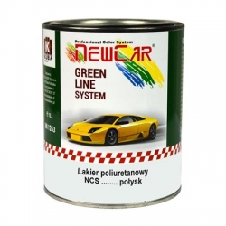 NewCar Lakier poliuretanowy 2K NCS S 0570-G60Y połysk greey yellow 1L