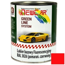NewCar Lakier bazowy FLUORESCENCYJNY RAL 3026 1L (pomarańczowo czerwony)-886