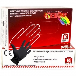 NewCar Rękawiczki nitrylowe jednorazowe  (czarne) rozmiar XL-1152