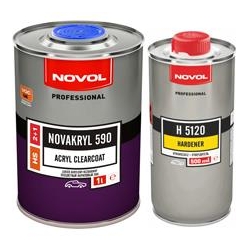 Novol Lakier bezbarwny akrylowy NOVAKRYL 590 1L + utw. 5120-435
